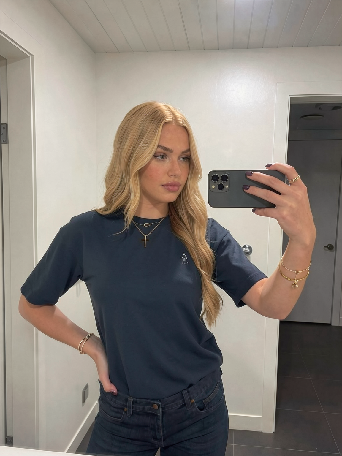 Unisex Oversized High Neck T-shirt